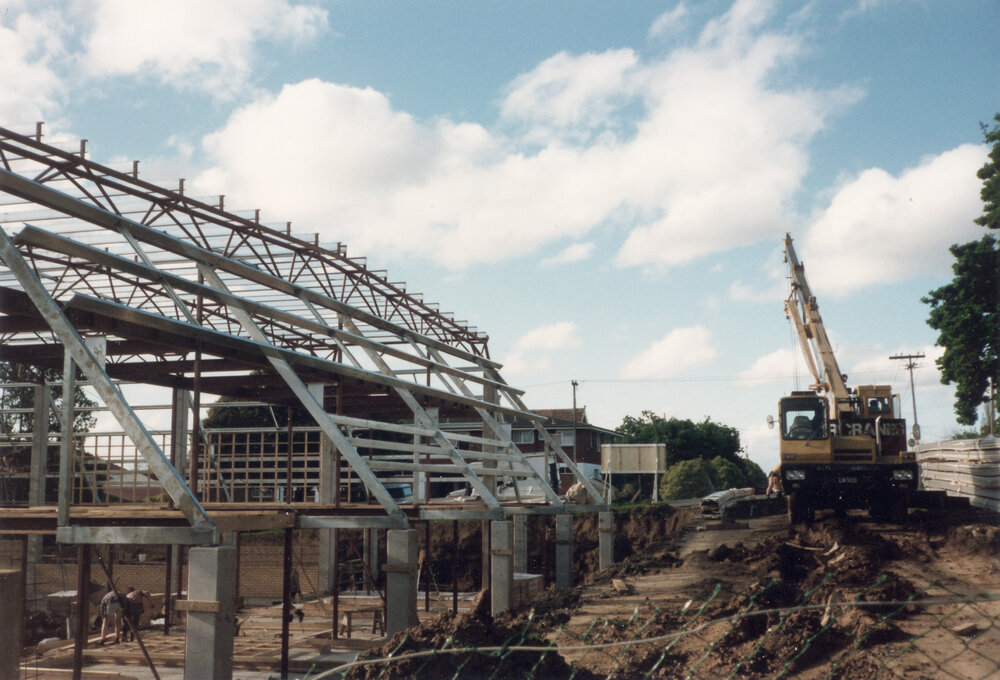 Sports Centre under construction