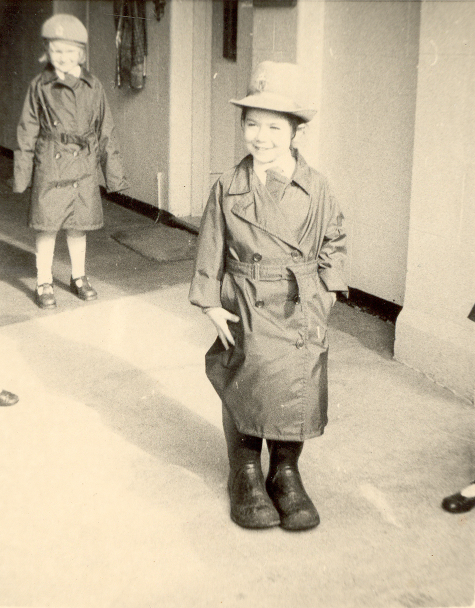 Modelling the new raincoat