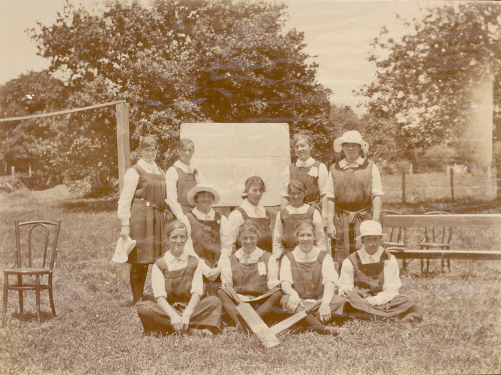 Cricket team group portrait