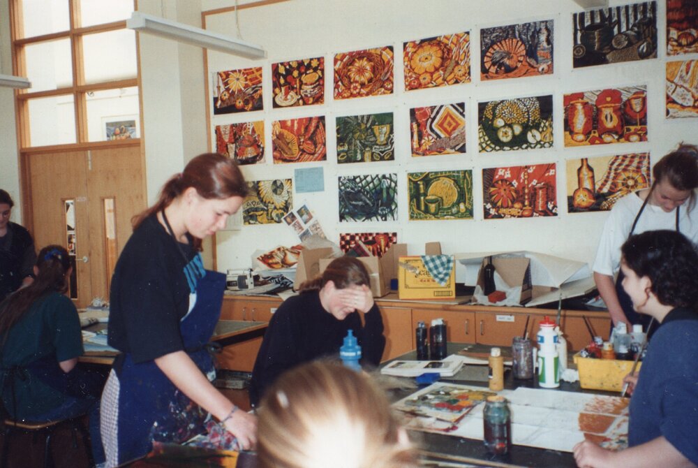 Painting and Monoprinting