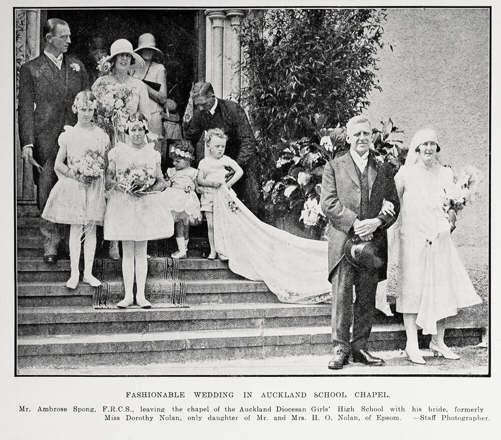 Fashionable wedding at the chapel
