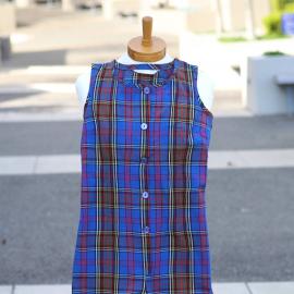Tartan romper suit (1970s to 1980s)